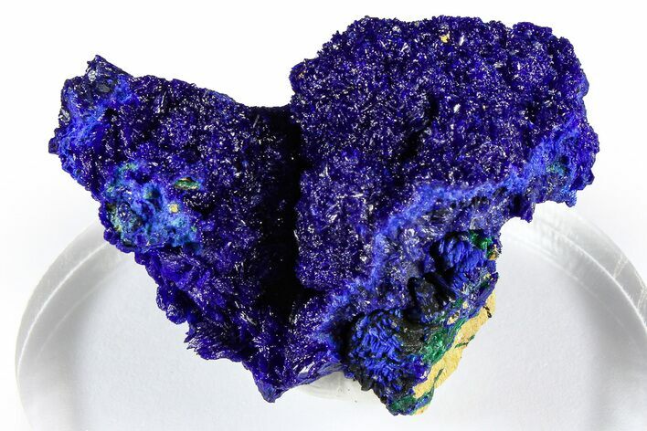 Sparkling Blue Azurite Crystals - Congo #372233